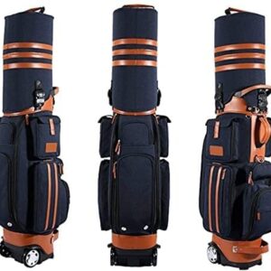 YIRENZUI Waterproof Multi-Function Golf Travel Bag with Wheels and Password Lock for Men Women Golf Course and Training Lightweight Golf Bag The fabric is scratch-resistant, odor-free and water-repell