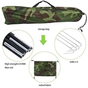 KVSERT 1 Person Portable Outdoor Camping Tent Outdoor Hiking Travel Camouflage Camping Napping Tent