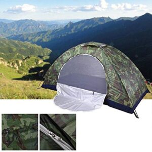 KVSERT 1 Person Portable Outdoor Camping Tent Outdoor Hiking Travel Camouflage Camping Napping Tent