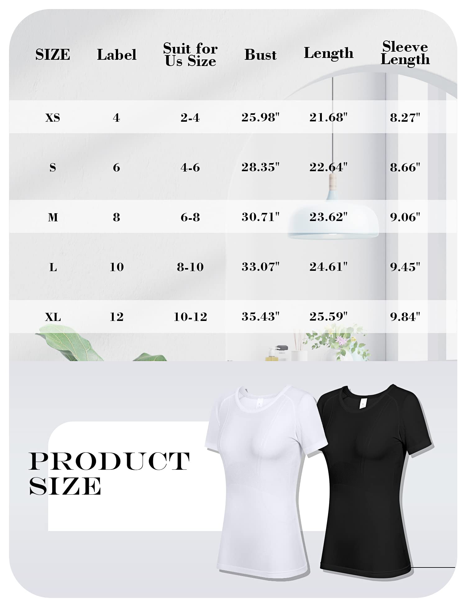 2 Pieces Women Long Sleeve Workout Shirt Seamless Workout Shirts with Thumb Holes Fitted Top Sports Yoga Athletic Shirt Top (Short Sleeve White, Black, X-Small)