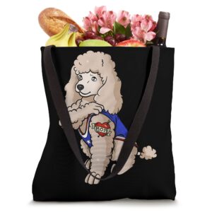 Poodle Dog Love Mom Puppy Owner Tote Bag