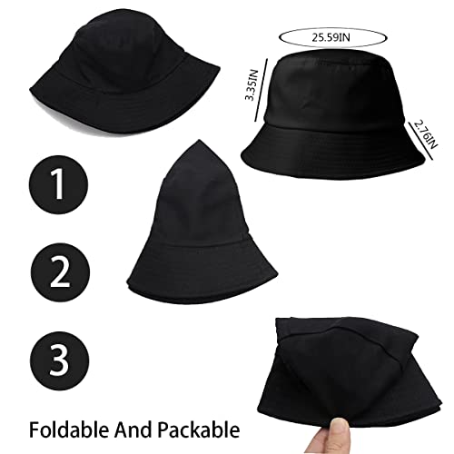 Reversible Bucket Hat Coconut Unisex Fisherman Cap