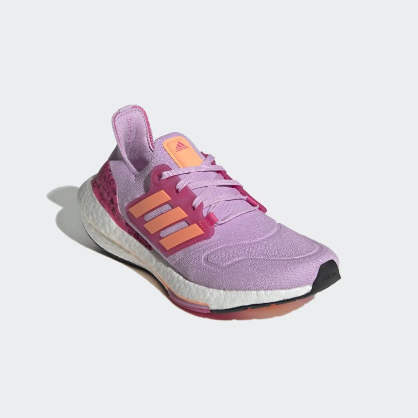 adidas Ultraboost 22 BCA Running Shoes Women's, Size 6 Bliss Lilac/Beam Orange/Pulse Magent