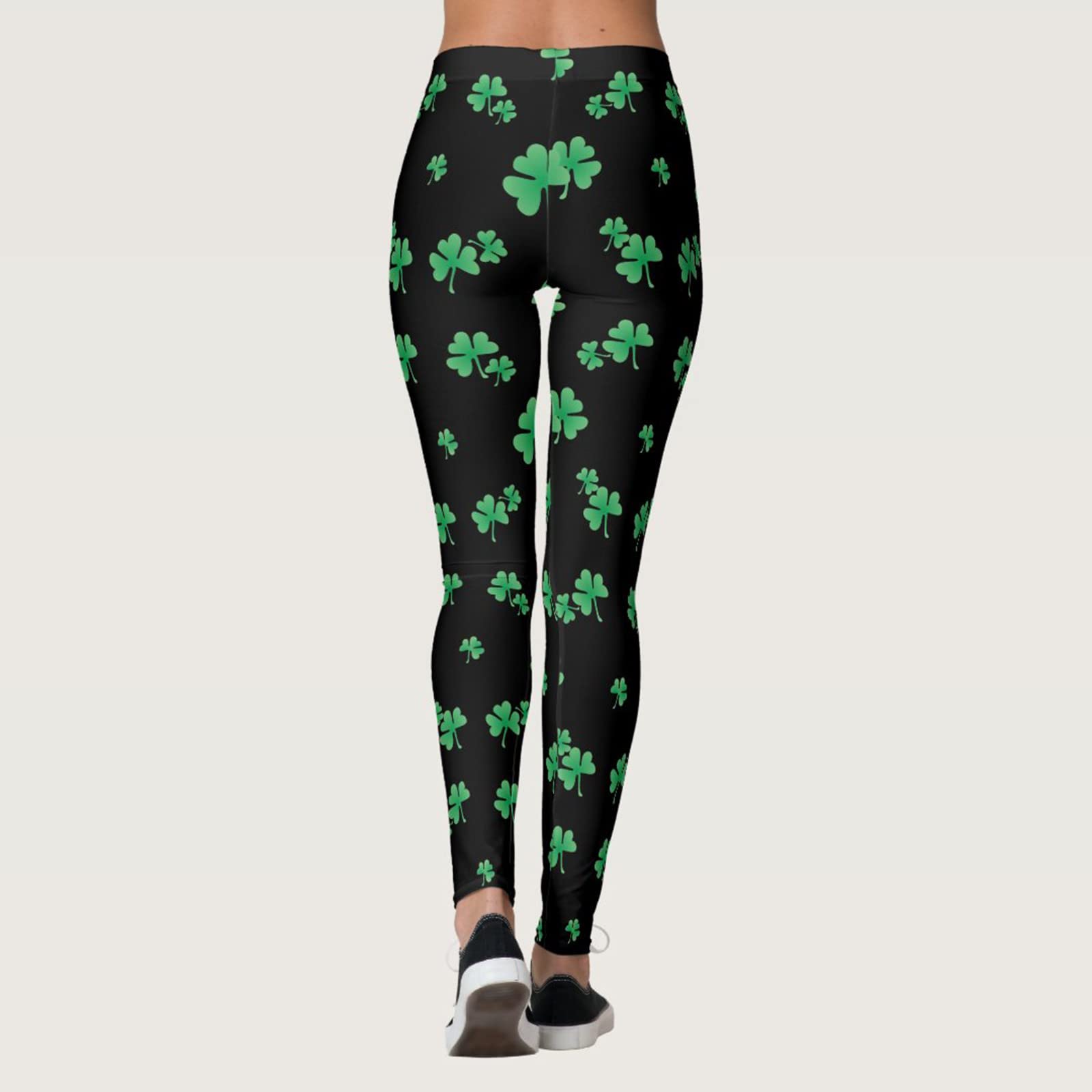 St Patricks Day Leggings for Women Plus Size Blessed and Lucky High Waist Running Pants Comfort Butt Lift Yoga Pants for Women,Compression Leggings,Yoga Leggings for Women C