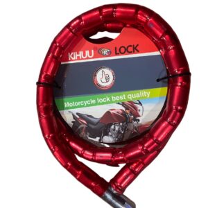 Bike Lock,3.9 ft Long, Comes in 3 Colors, Includes 2 Keys,Cable,Locks