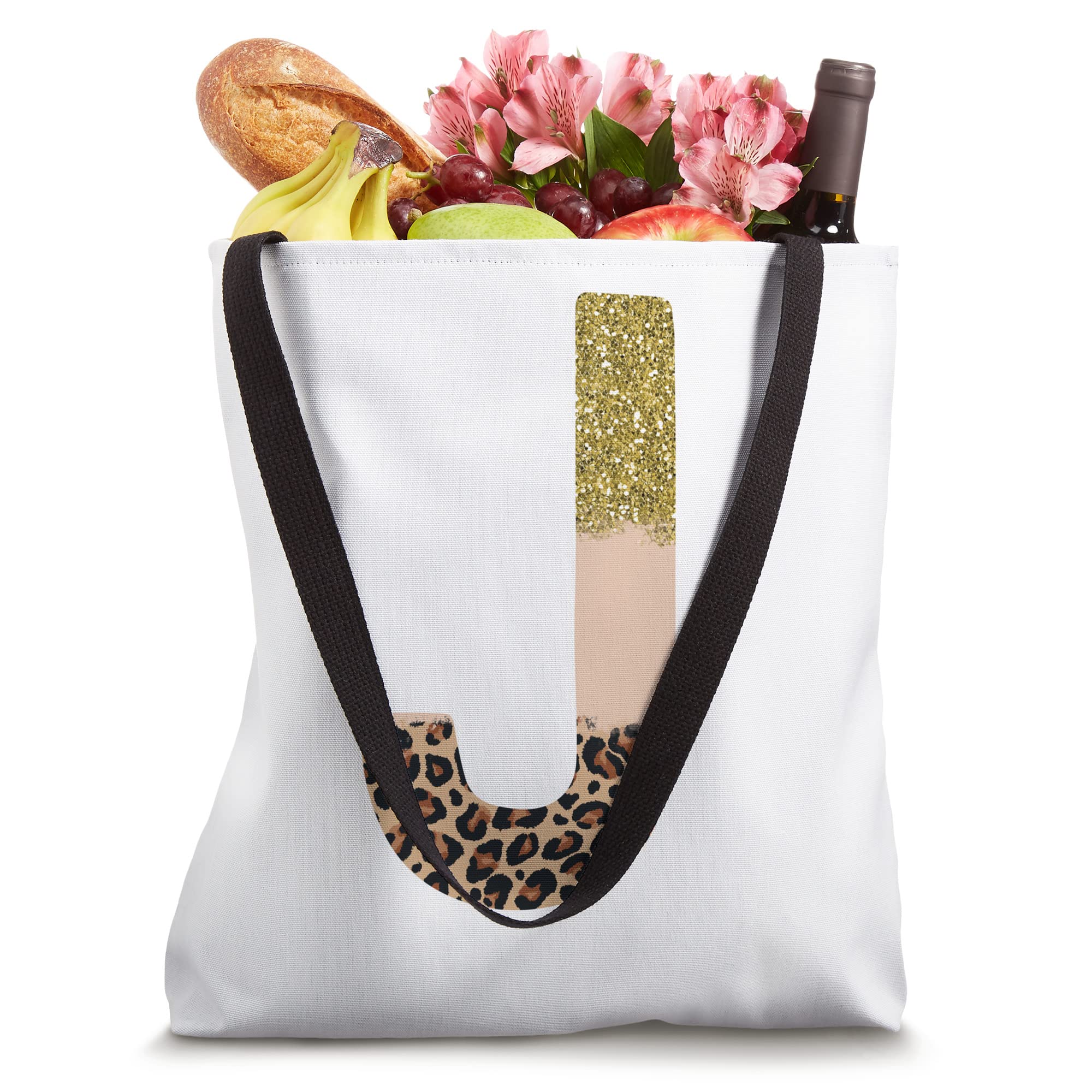 Personalized Initial Letter J - Monogrammed Tote Bag