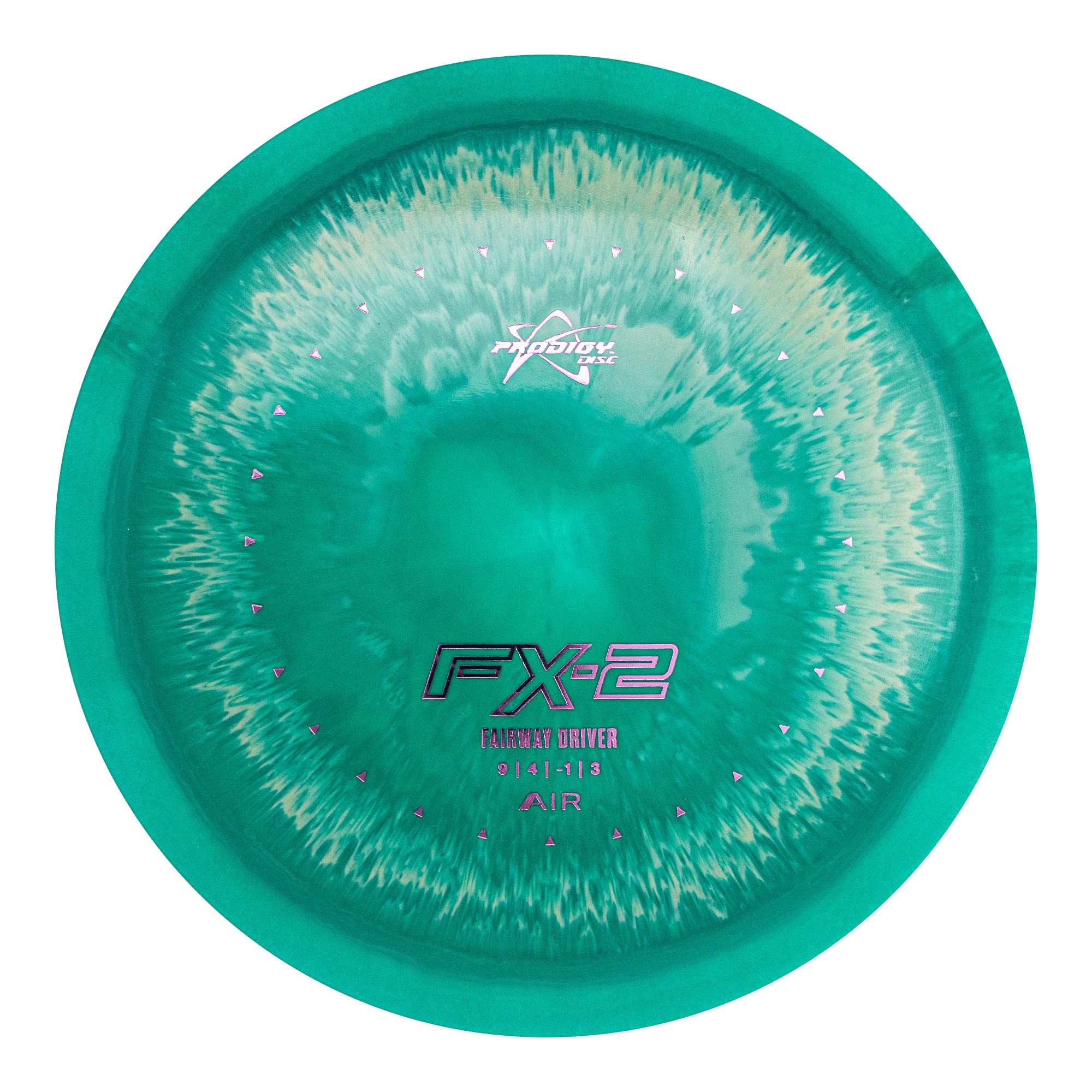 Prodigy Disc FX-2 AIR Spectrum | Lightweight Disc Golf Fairway Driver | Overstable Flight in All Conditions | New Swirly Lightweight Plastic | Great Beginner Driver | Colors May Vary (160-164g)