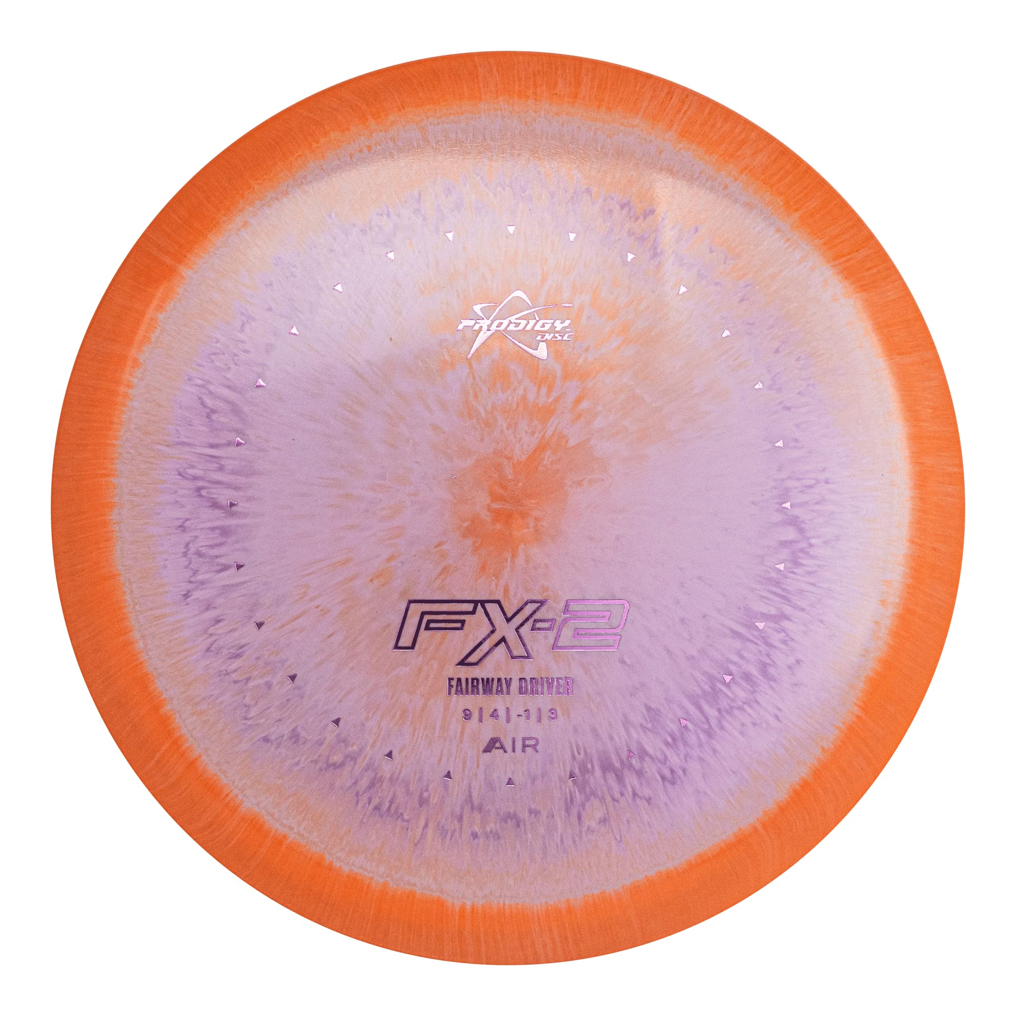 Prodigy Disc FX-2 AIR Spectrum | Lightweight Disc Golf Fairway Driver | Overstable Flight in All Conditions | New Swirly Lightweight Plastic | Great Beginner Driver | Colors May Vary (150-159g)