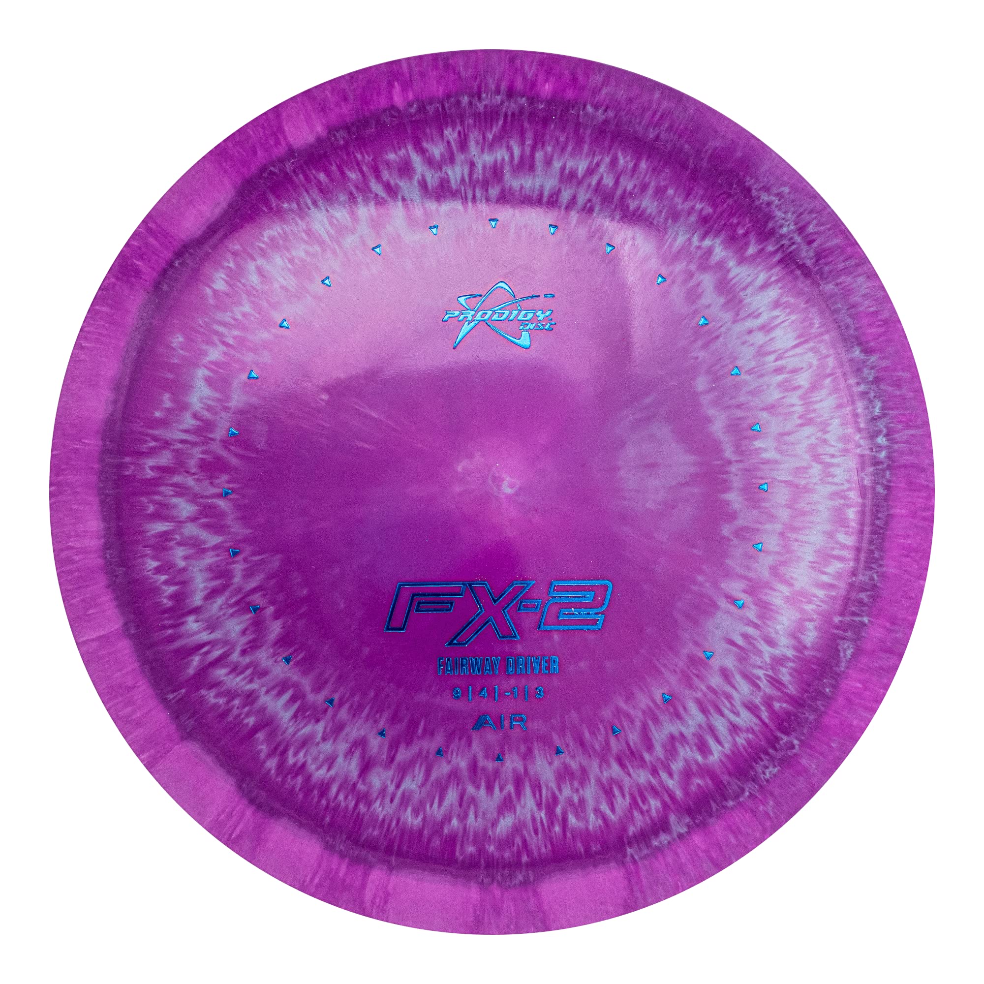 Prodigy Disc FX-2 AIR Spectrum | Lightweight Disc Golf Fairway Driver | Overstable Flight in All Conditions | New Swirly Lightweight Plastic | Great Beginner Driver | Colors May Vary (150-159g)