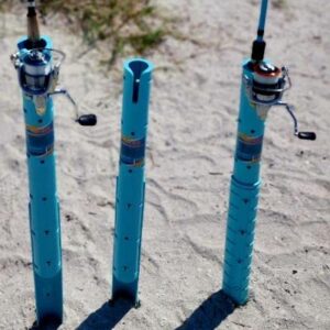 Adjustable Sand Spike Rod Holder-great for surf, bank, beach fishing, from 24" expand to 44"