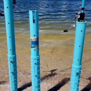 Adjustable Sand Spike Rod Holder-great for surf, bank, beach fishing, from 24" expand to 44"