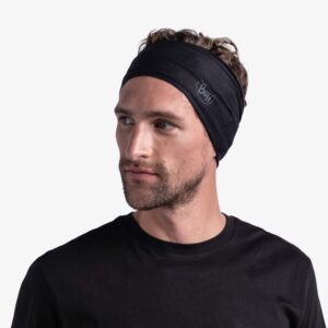 BUFF CoolNet UV Half Neck Gaitor, UPF 50 Sun Protection, Breathable, Cooling Bandana, Versatile, Quick Dry Face Mask, Ezho Multi, Adult Size