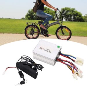 RiToEasysports 36V 500W Electric Controller Kit,Brush Speed Motor Controller with Throttle Pedal for Electric Motorcycle Tricycle