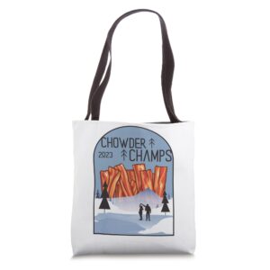 chowder champs 2023 tote bag