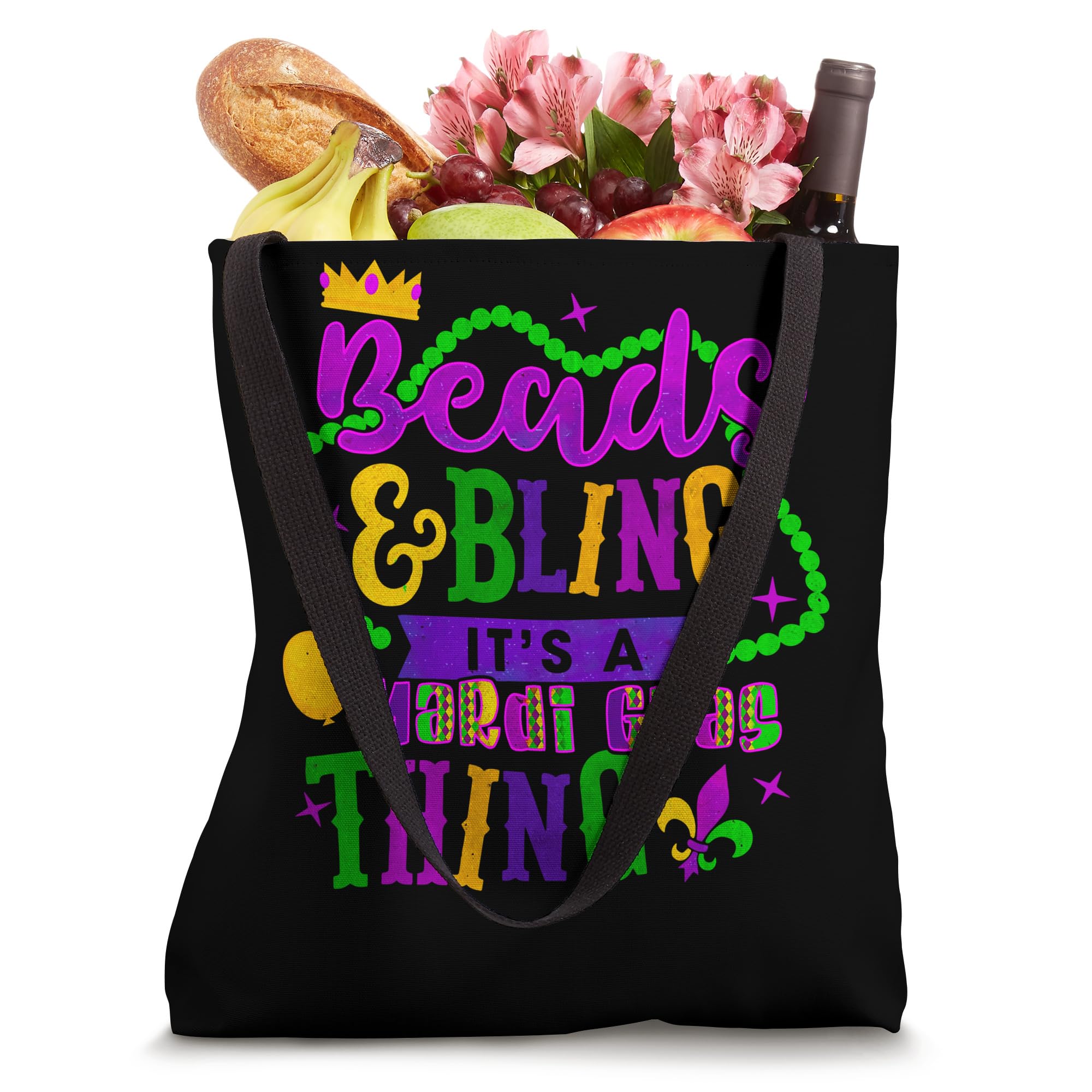 Mardi Gras Beads And Bling It's A Mardi Gras Thing 2024 Nola Tote Bag