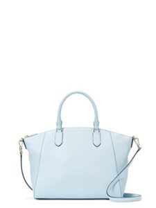 kate spade new york parker medium leather satchel frosty sky