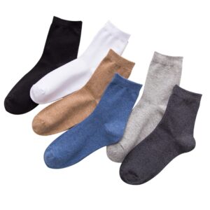 tosofy 6 pairs running athletic ankle socks for women and men soft cotton crew socks thin quarter socks casual