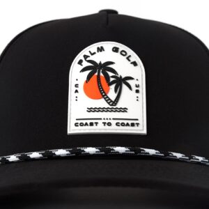 Palm Coast to Coast Snapback (Black)