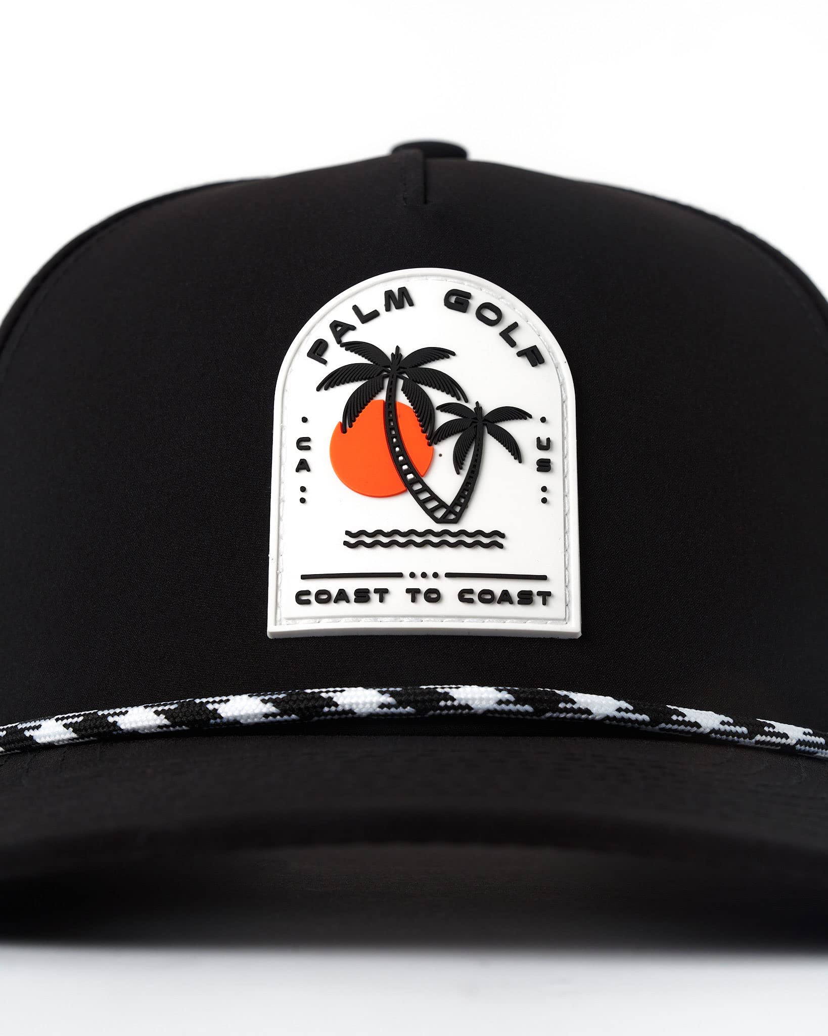 Palm Coast to Coast Snapback (Black)