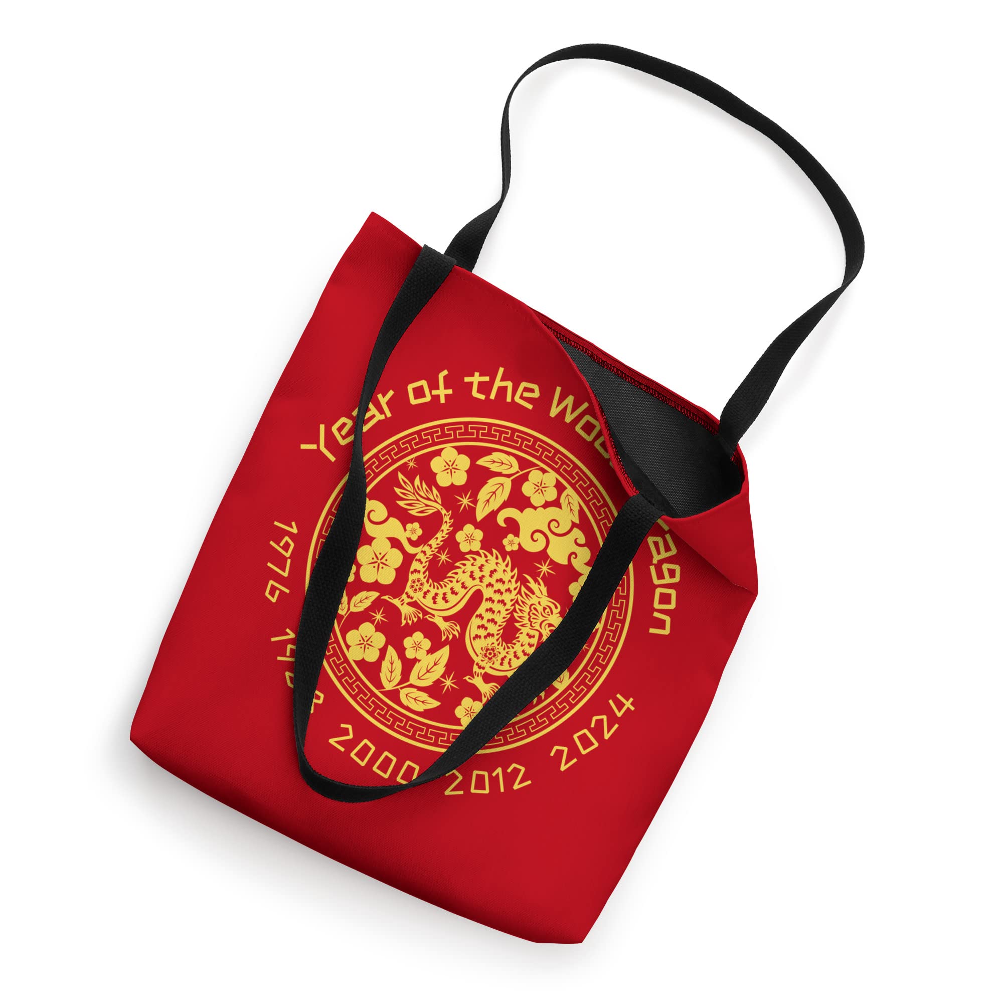 Chinese New Year of Wood Dragon 2024 Tote Bag