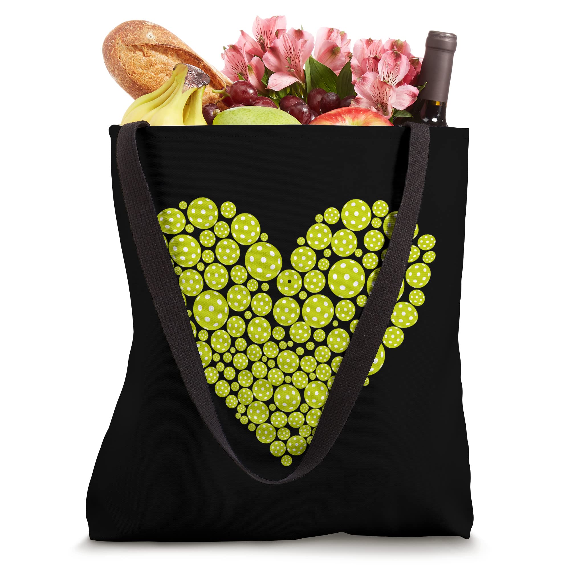 I Heart Pickleball Tote Bag