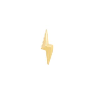 Kendra Scott Lightning Bolt Mini Stud Earrings in 18k Gold Vermeil, Fine Jewelry for Women