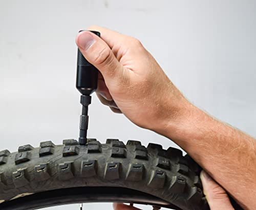 Stop & Go 200 Mini Pocket Plugger Tubeless Tire Repair for Bicycles and e-Bikes Works on BMX, XC, Mountain, Road, and Gravel