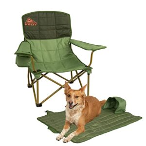 Kelty Lowdown Camping Chair – Portable, Folding Chair for Festivals, Camping and Beach Days, Dill