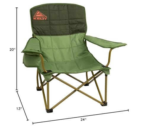 Kelty Lowdown Camping Chair – Portable, Folding Chair for Festivals, Camping and Beach Days, Dill