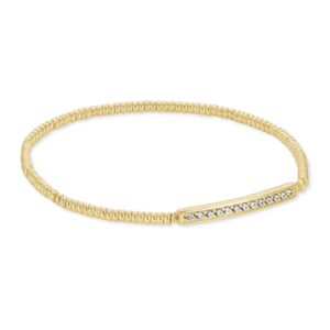 Kendra Scott Addison Stretch Bracelet in 14k Gold-Plated Brass, Fashion Jewelry for Women