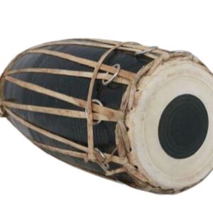 Himalayan Craft Madal Drum Wooden Nepali Folk Instrument Authentic Design 16 IN Large Drum Madal For Fun, For All Age Groups Of Musicians, Gift Birthday Party - Hand Carved In Nepal