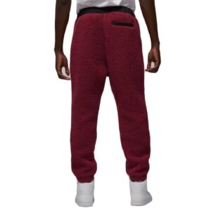 Nike Jordan Essential Winter Men's Fleece Pants (as1, Alpha, xx_l, Regular, Regular, Cherrywood Red/Black/Taxi/Taxi, Regular)