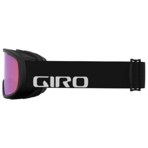 Giro Cruz Asian Fit Ski Goggles - Snowboard Goggles for Men, Women & Youth - Anti-Fog - OTG - Black Wordmark Strap with Yellow Boost Lens