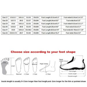 ZHOUXINGB Sneakers for Women, Women's Wedge Sandals Slides Sandals Leopard Sneakers Size 10 Shoes Purple Heels Waterproof Summer Sandals for Women Wedge