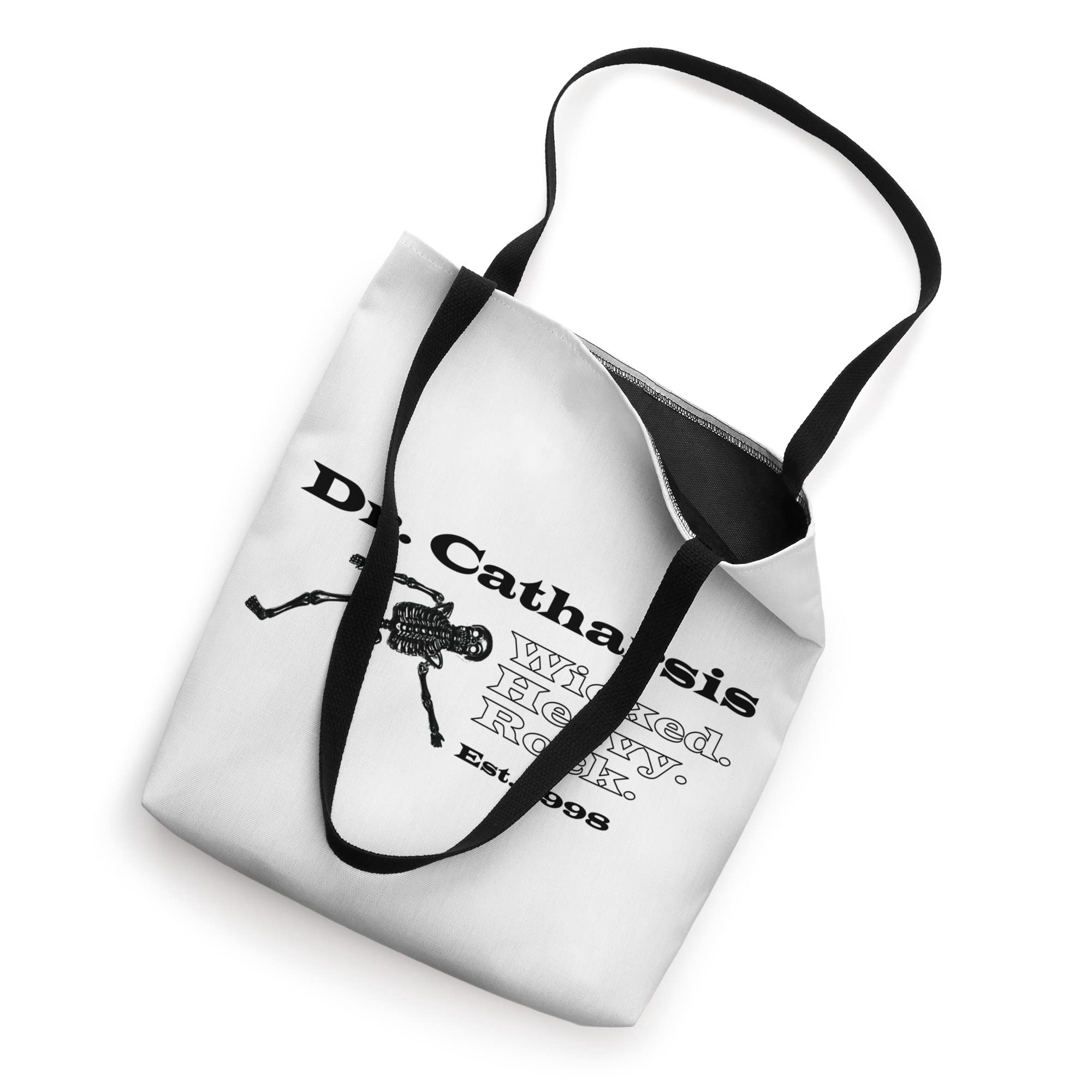 Dr. Catharsis WHR Est.1998 (black) Tote Bag