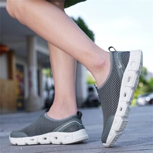 ZHOUXINGB Clear Heels for Women Glitter Sandals for Women Dance Sandals Latin Sneakers Size 11 Shoes Platform Flats One Strap Walking Shoes Women Wide Width Dark Gray