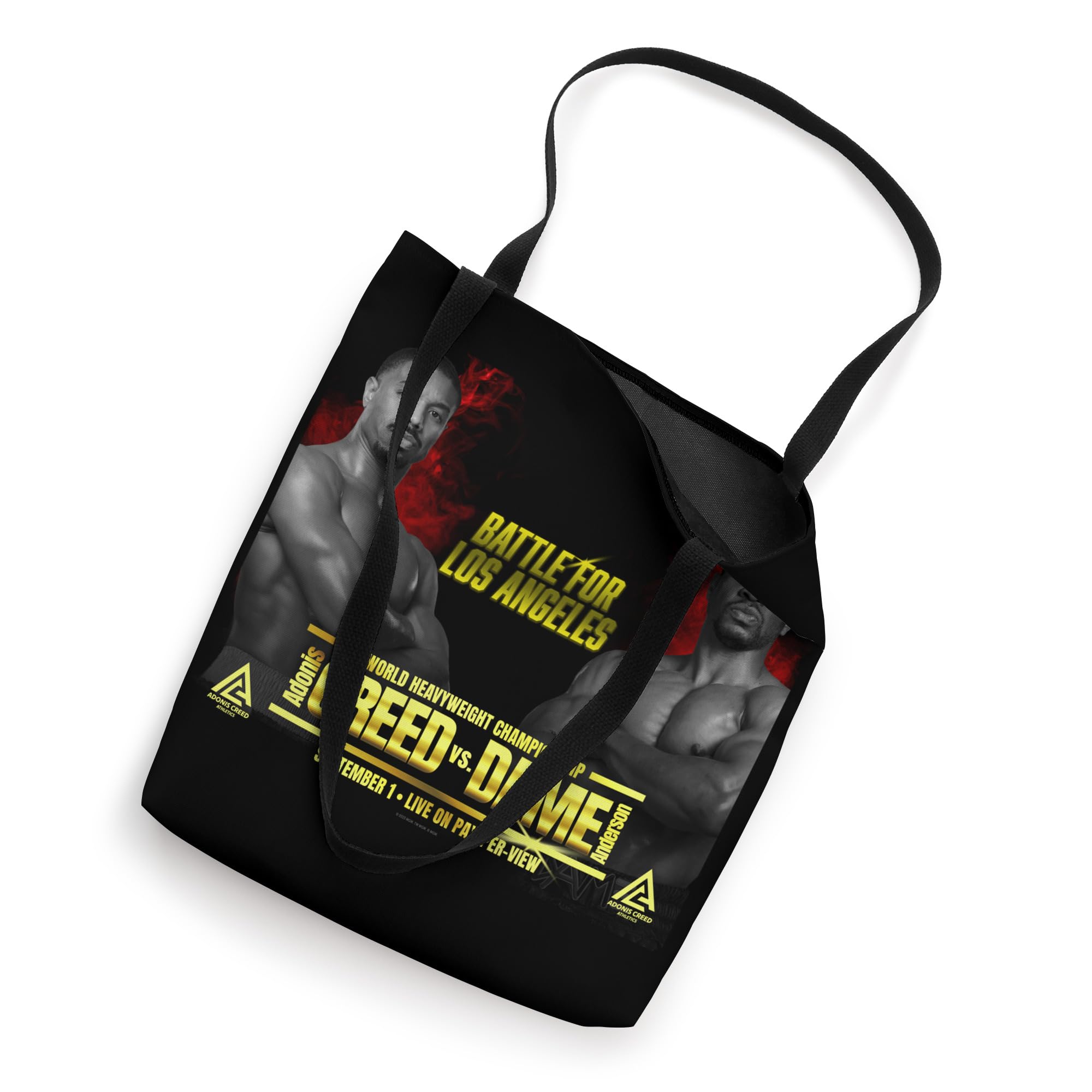 Creed vs Dame poster yellow Tote Bag