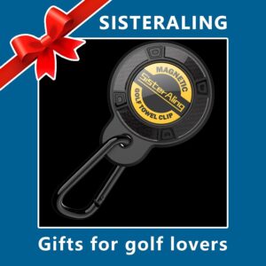 SisterAling Putter Ball Retriever Magnetic Clip for Golf Towel