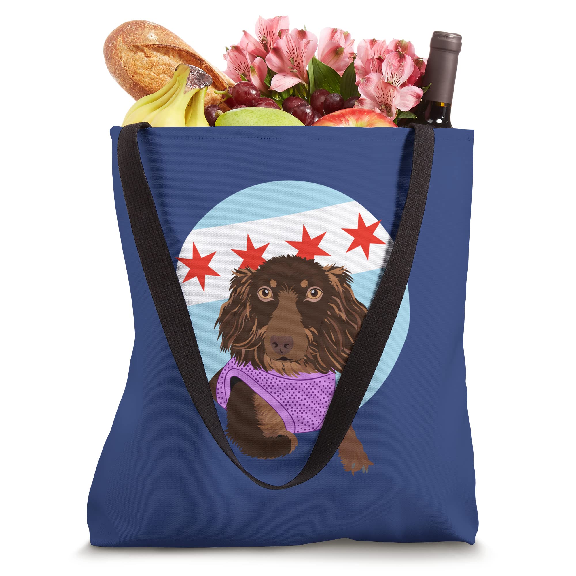 Chicago Doxie Tote Bag