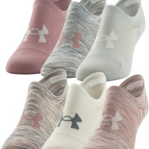 Under Armour Women's Breathe Lite Ultra Low Socks, Multipairs, Pink Elixir Assorted (6-Pairs), Medium