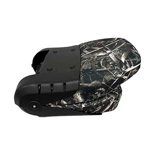 Wise 3340-1785 Quantum Series Fold Down Fishing Boat Seat, Max 5 Camo/Jazz Black