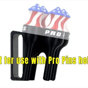 Pro Pins (4 Pack) - Archery Target Pins with Magnet Lock Technology | Best in Class Hold | Compatible with Pro Pin Holsters (Red)