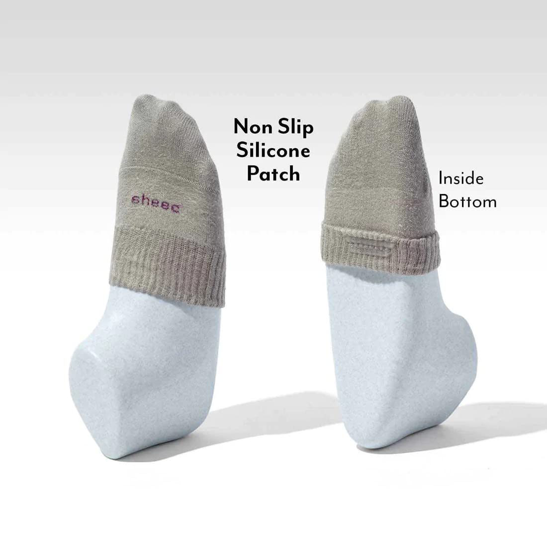 SHEEC | Half Socks | Modal 1 Pair Beige