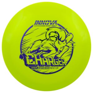 innova disc golf star charger distance driver high speed, straight flying distance driver (colors will vary) (173-175g)