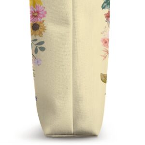 Floral Sweet Yellow Fashion Tote Bag