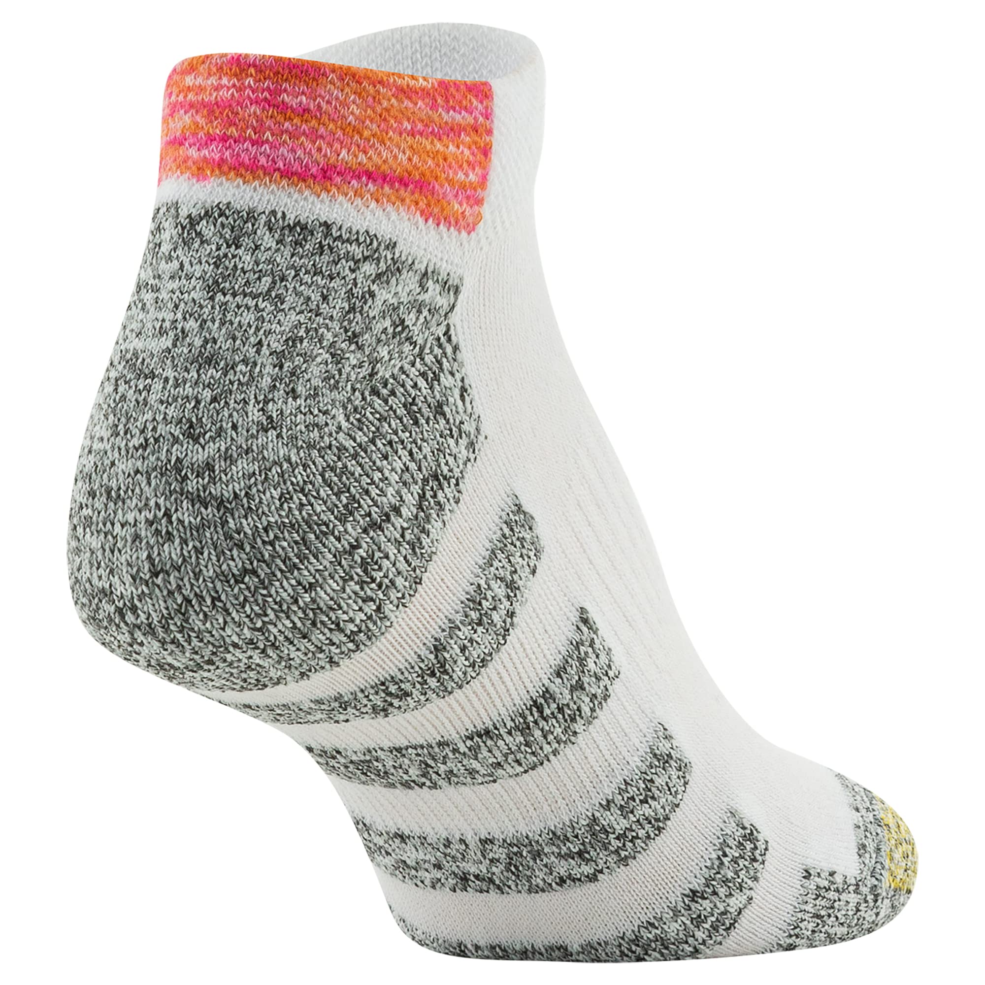 GOLDTOE Women's Eco Sport Low Cut Socks, 6-Pairs, Prism Pink Assorted, Medium