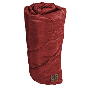 Kijaro Native Camp Quilt | Printed Outdoor Camping Blanket | 55" x 79" | Warrens Red, 1-Person