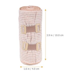 FOMIYES 3pcs Elastic Supplies Wrap Trans Tape Elastic Sports Tape Paper Tape Wrap Compression Thigh Wrap Compression Strap Elastic Fibers Stripe