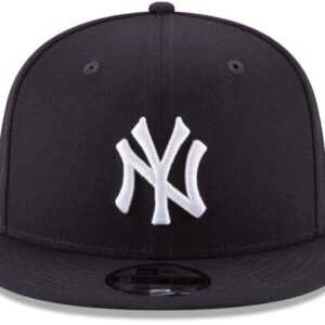 New Era New York Yankees Exclusive Selection 9FIFTY Snapback Adjustable Hat Cap- OSFM (Side Patch Subway Series)