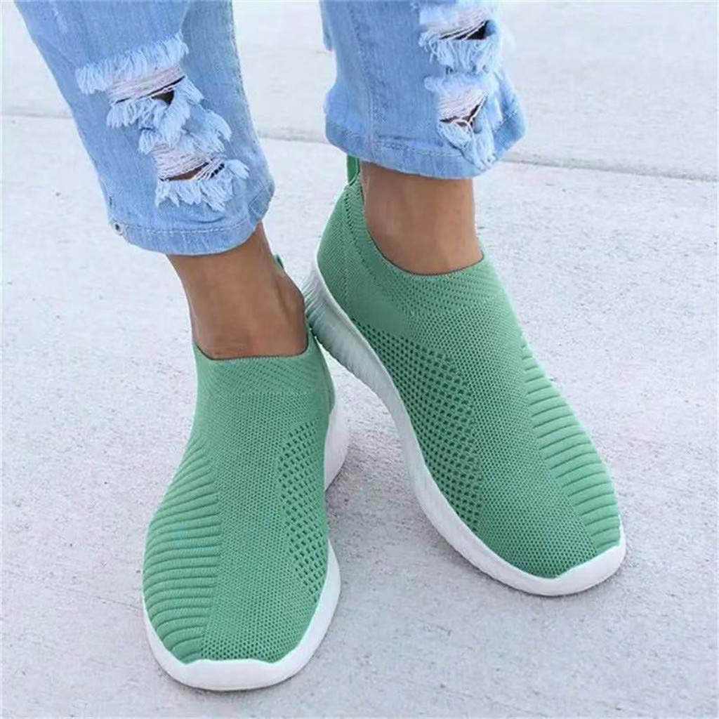 ZHOUXINGB Slippers for Women, Slip On Shoes for Women Outdoor Sandals for Home Sneakers Steel Toe Shoes Cute Boots Dressy Sandals Women Heels Dressy Mint Green